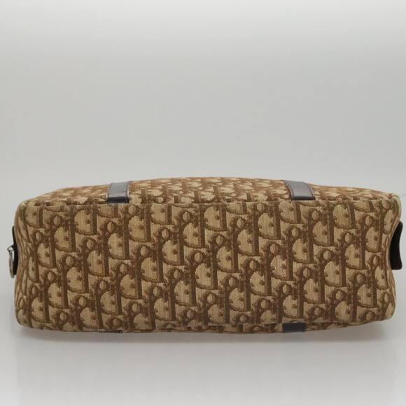 DIOR Trotter Canvas Hand Bag Brown - Picture 9 of 13